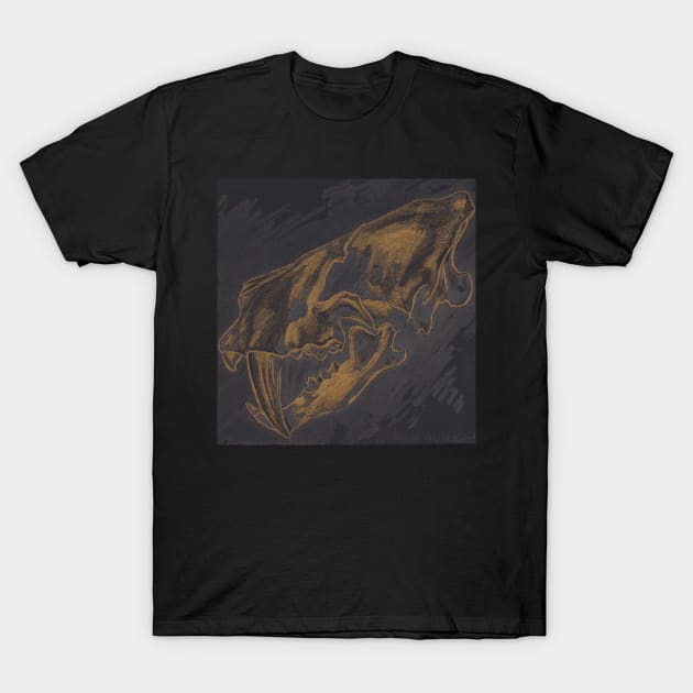 Sabertooth T-Shirt by Art of V. Cook